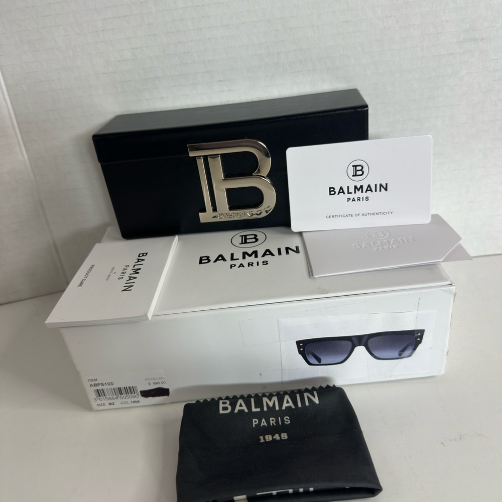SOLD! BALMAIN B-i ABPS100 Sunglasses with Logo Case(Unisex)